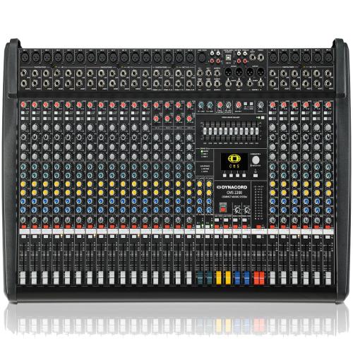 Dynacord Mixer PowerMate 2200-3 مكسر صوت الماني مع باور من ديناكورد 22 لاقط مع برامج الصدى المميزة مناسب للجوامع والمناسبات
